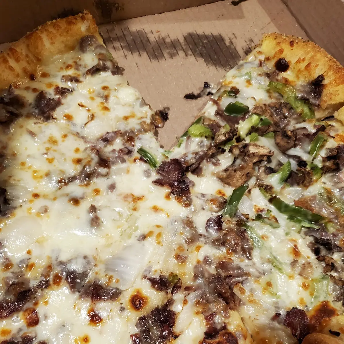 Cheesesteak Pizza
