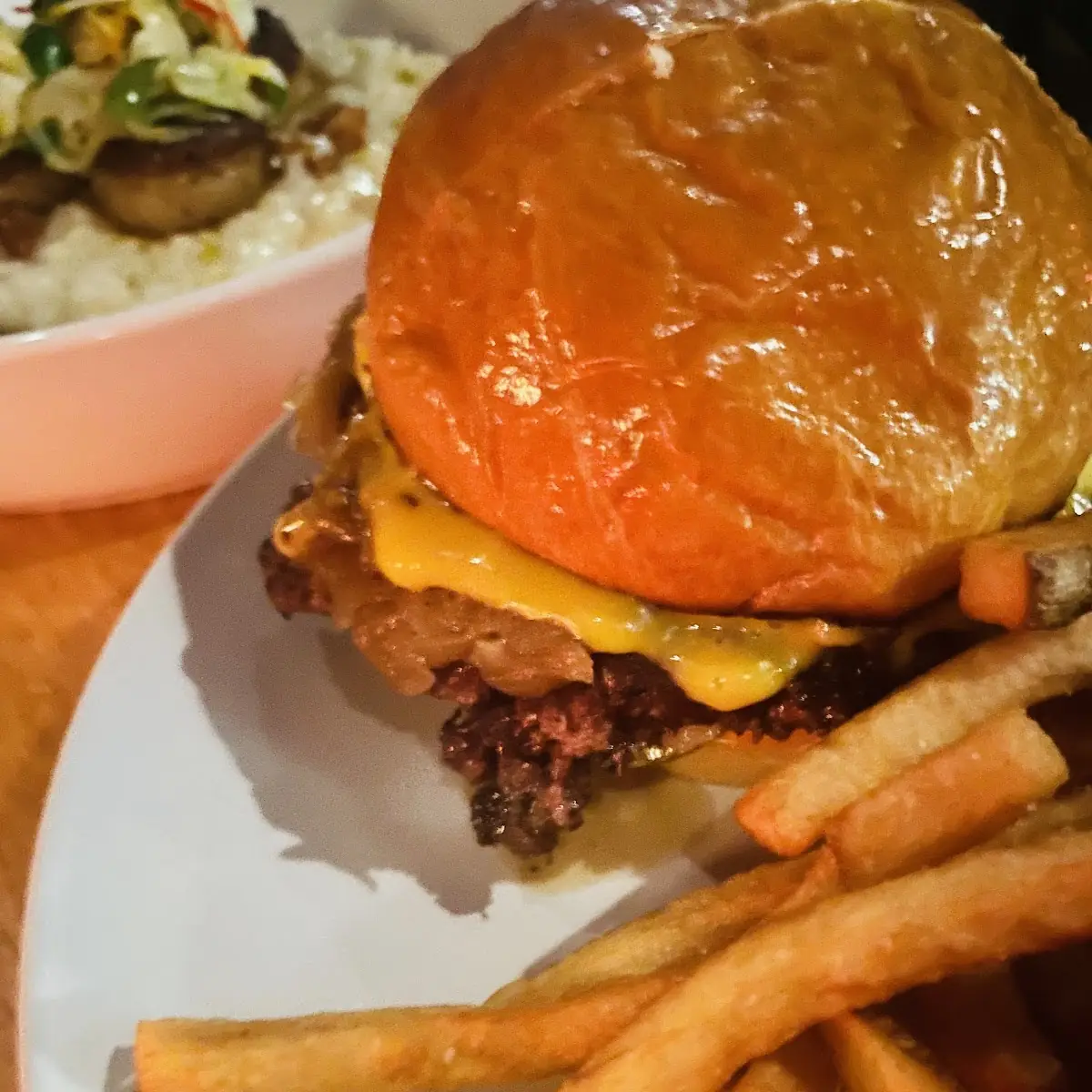 Cheeseburger and Fries