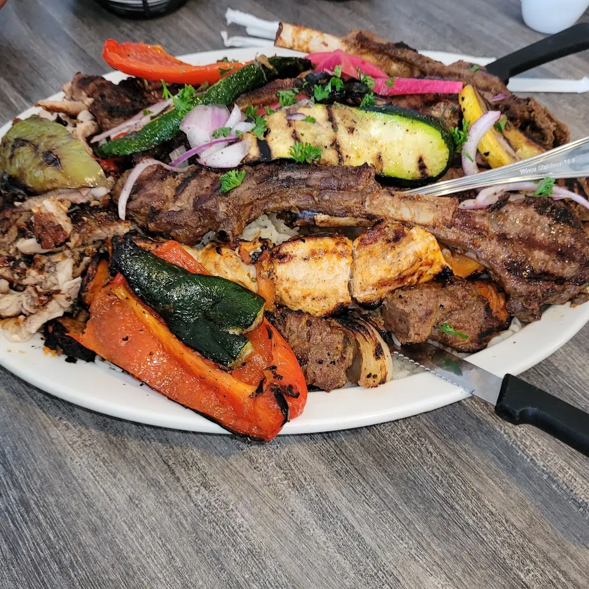Half tray Grilled Vegetables