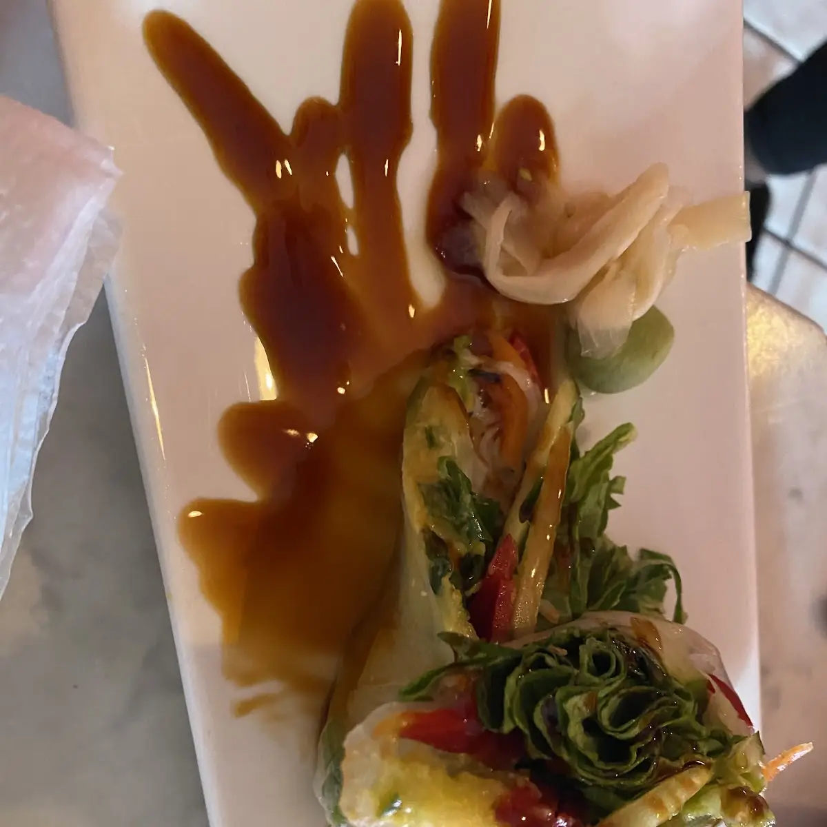 Veggie Rice Paper Spring Roll
