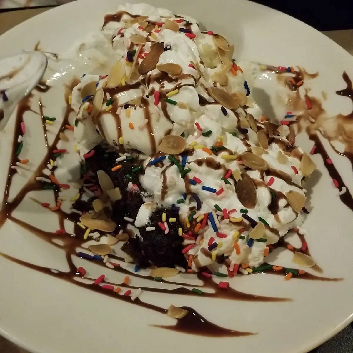 Brownie Sundae for 2