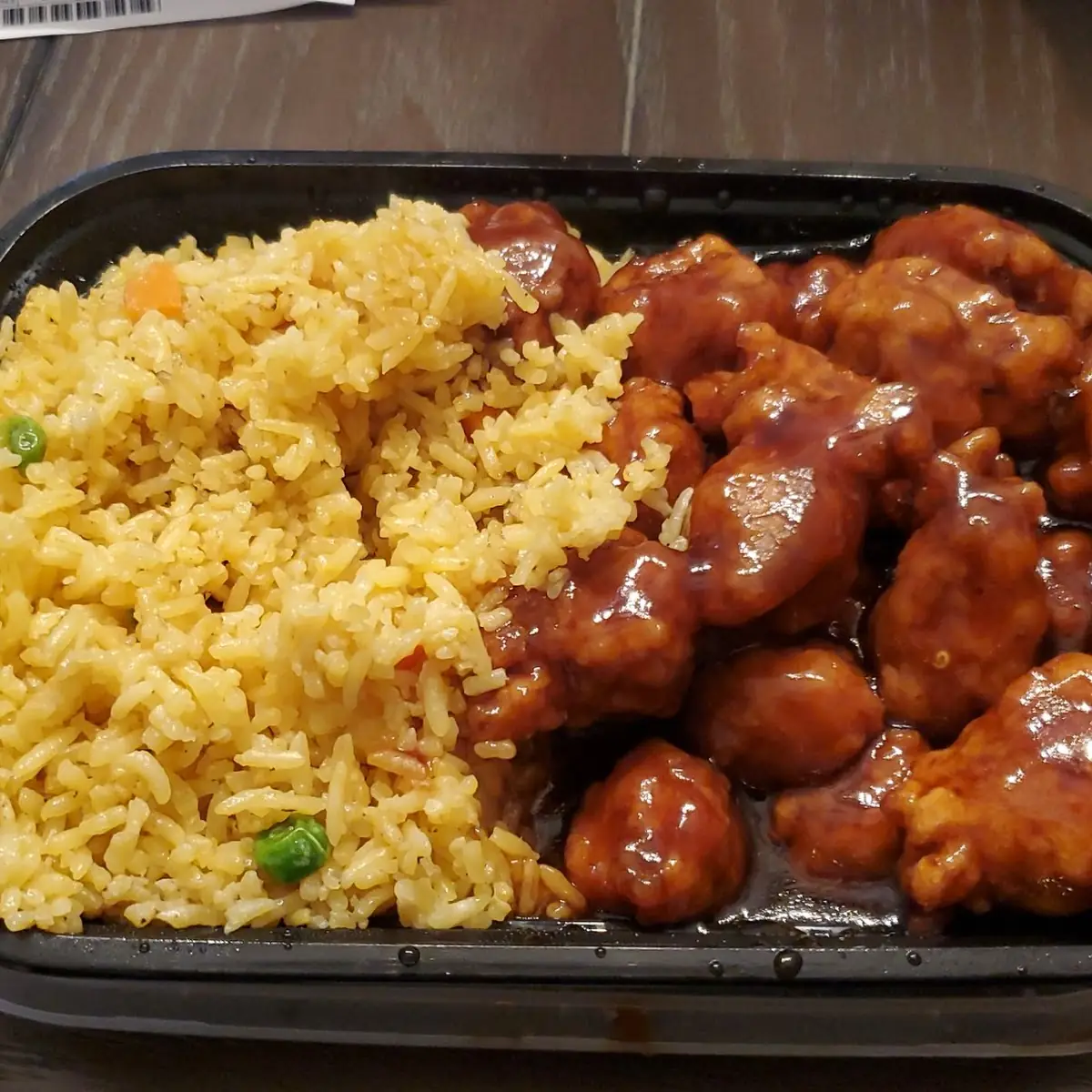 General TSO's Chicken and Pork Fried Rice
