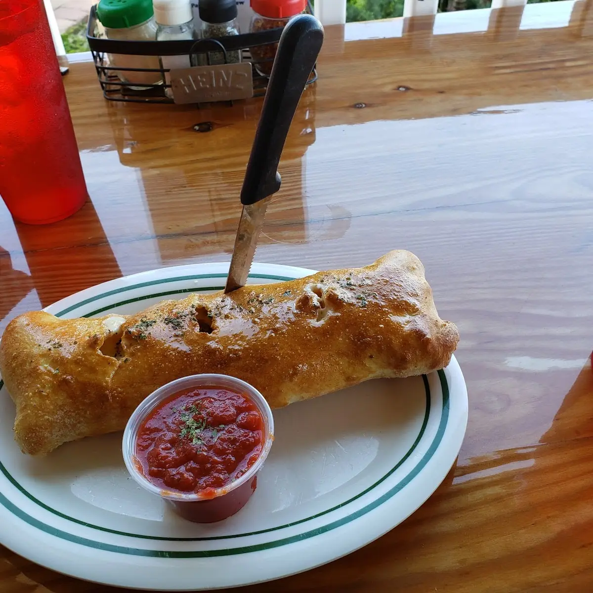 Angry Meatball Calzone
