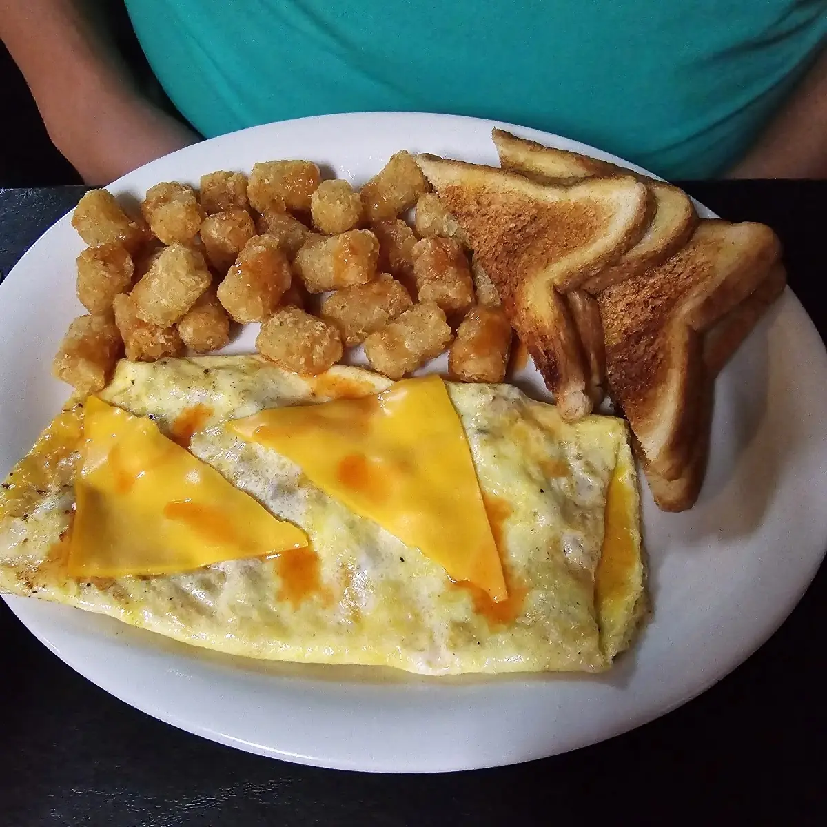Western Omelette Plate