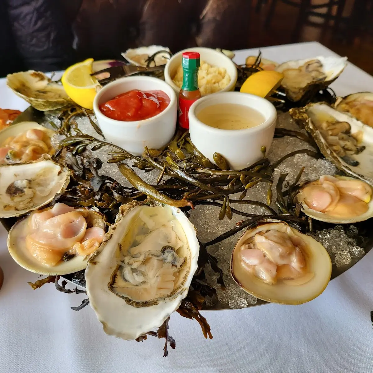 Fresh Oysters and Clams