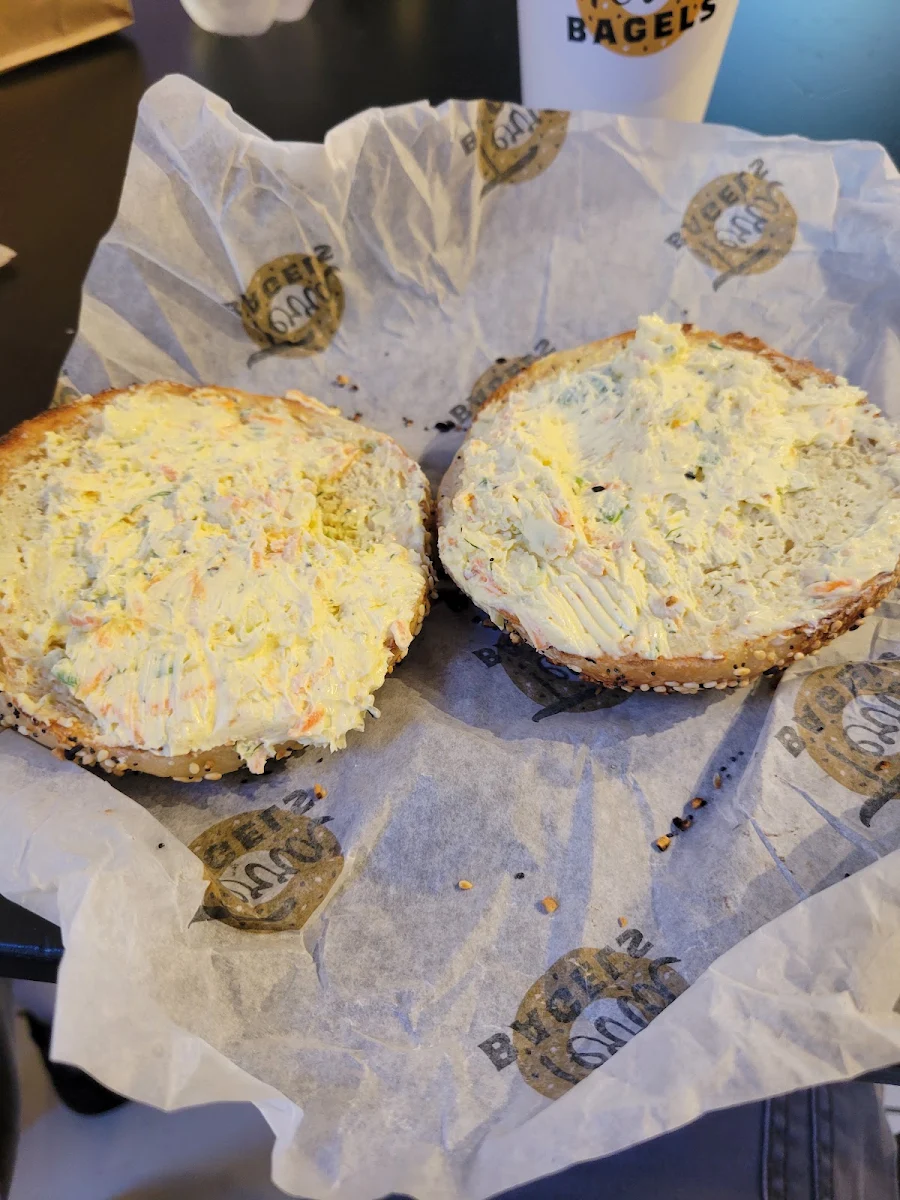 Everything Bagel Veggie Smear