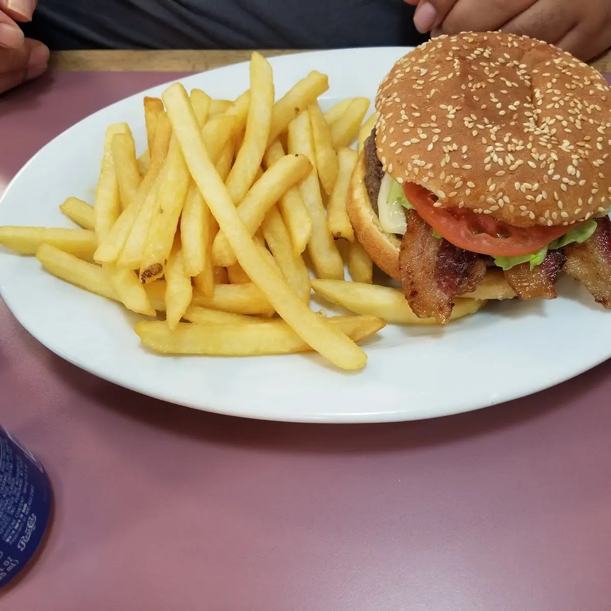 Bacon Cheeseburger with Fries