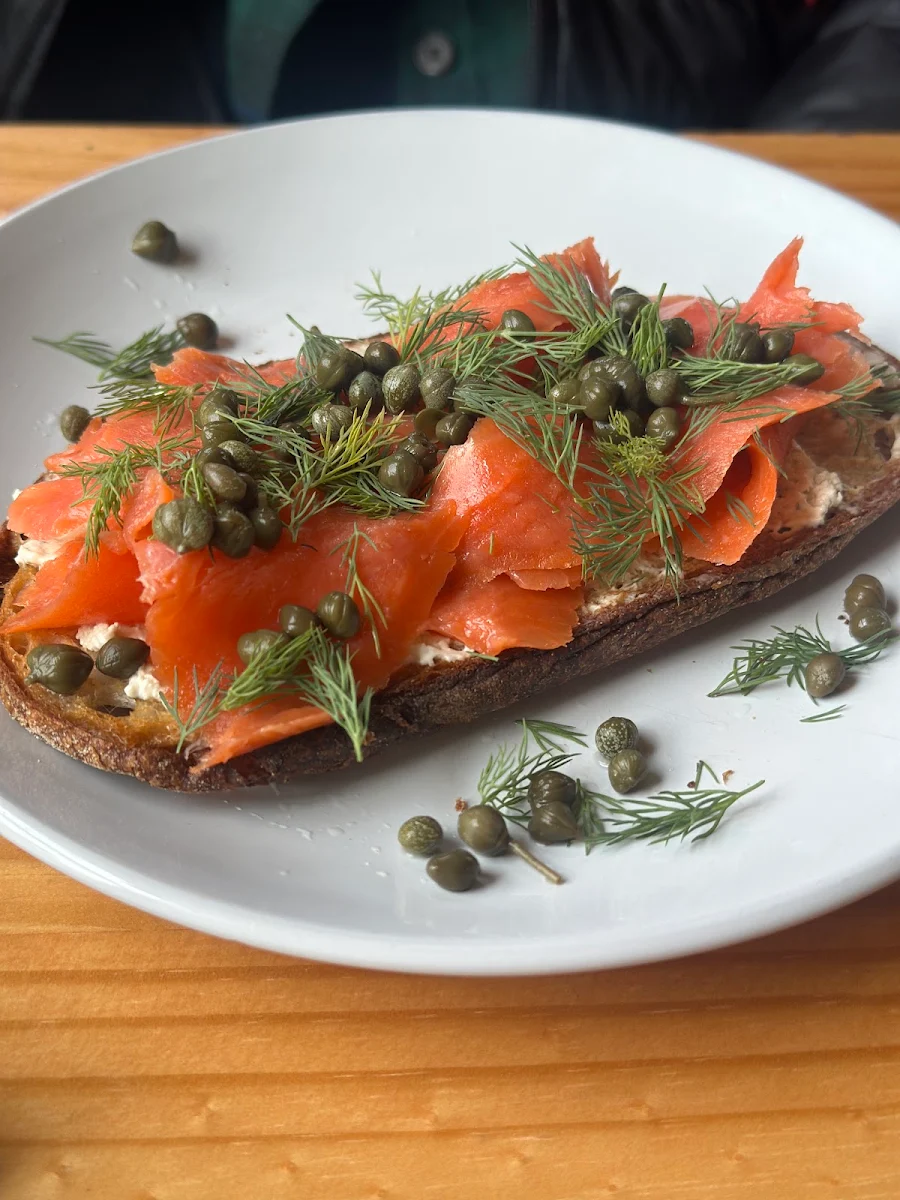 Salmon Lox on Toast