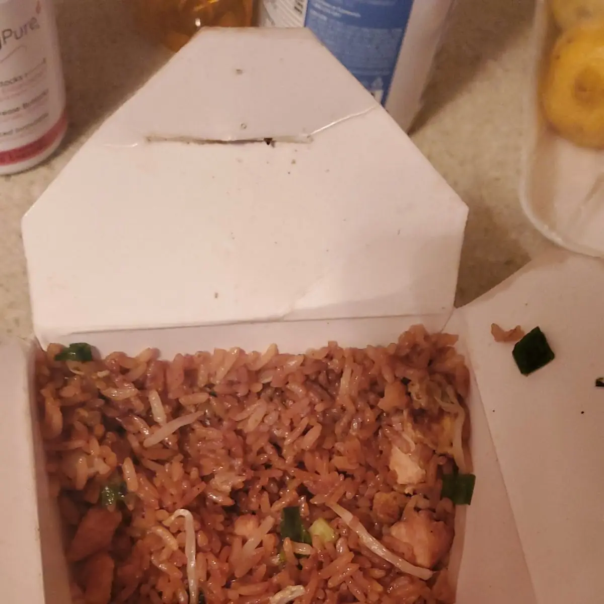 Less Spicy Chicken Fried Rice