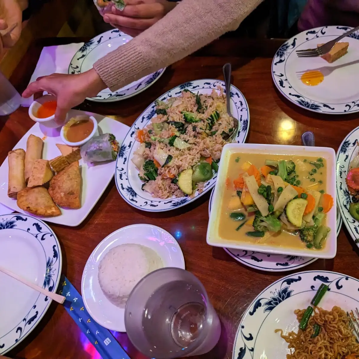 Mango Curry Drunken Noodles Spicy Basil Fried Rice