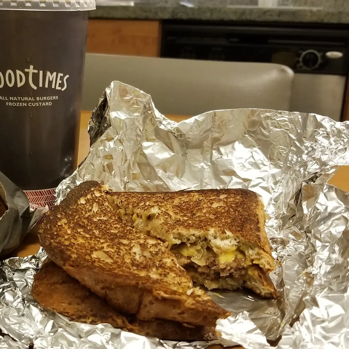 Patty Melt Burger Meal