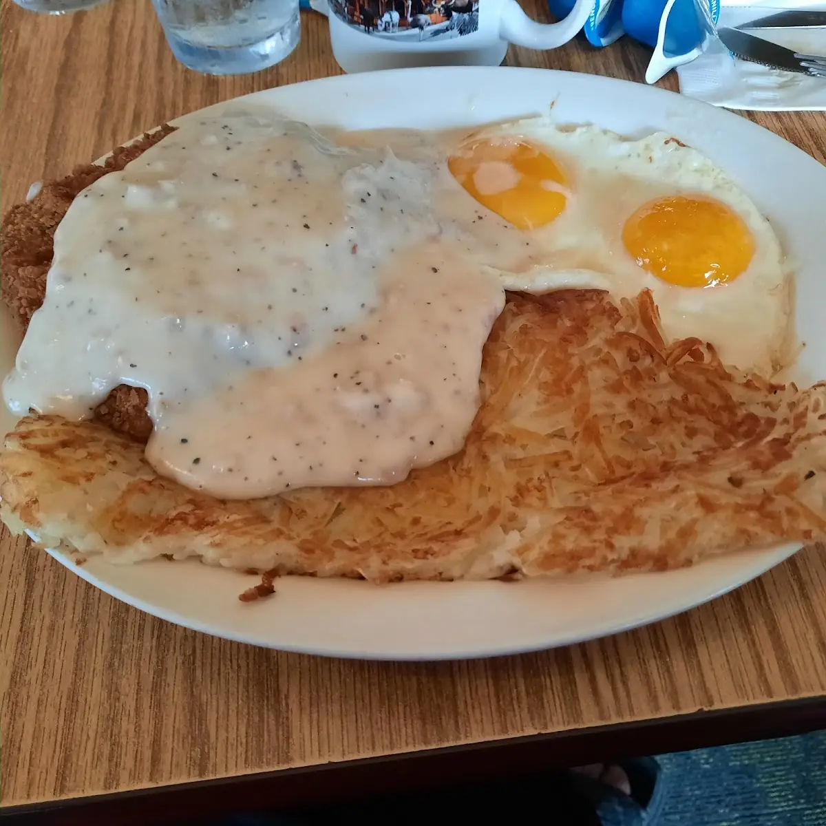 Chicken Fried Steak & Eggs