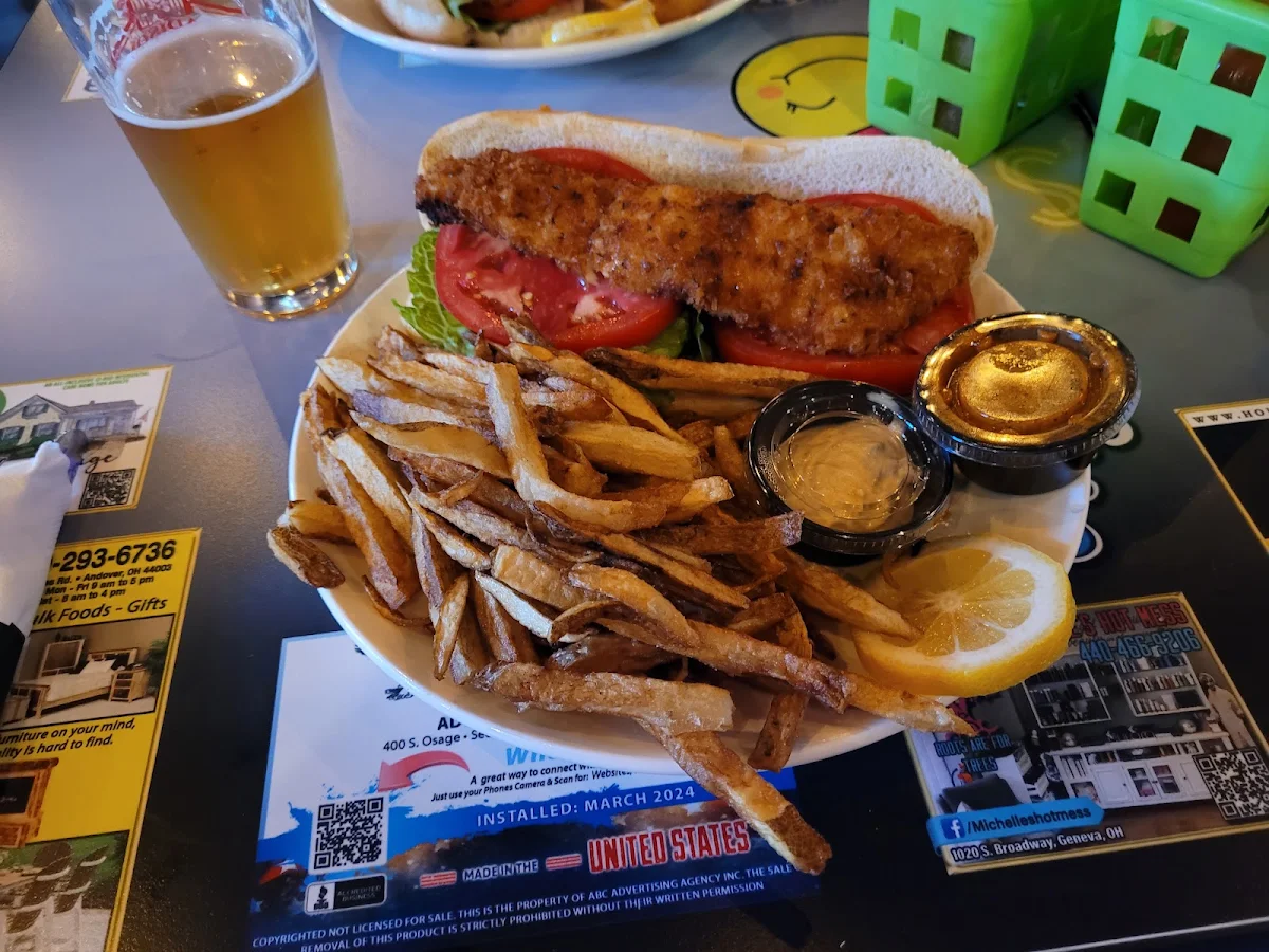 Fish Sandwich with Fries