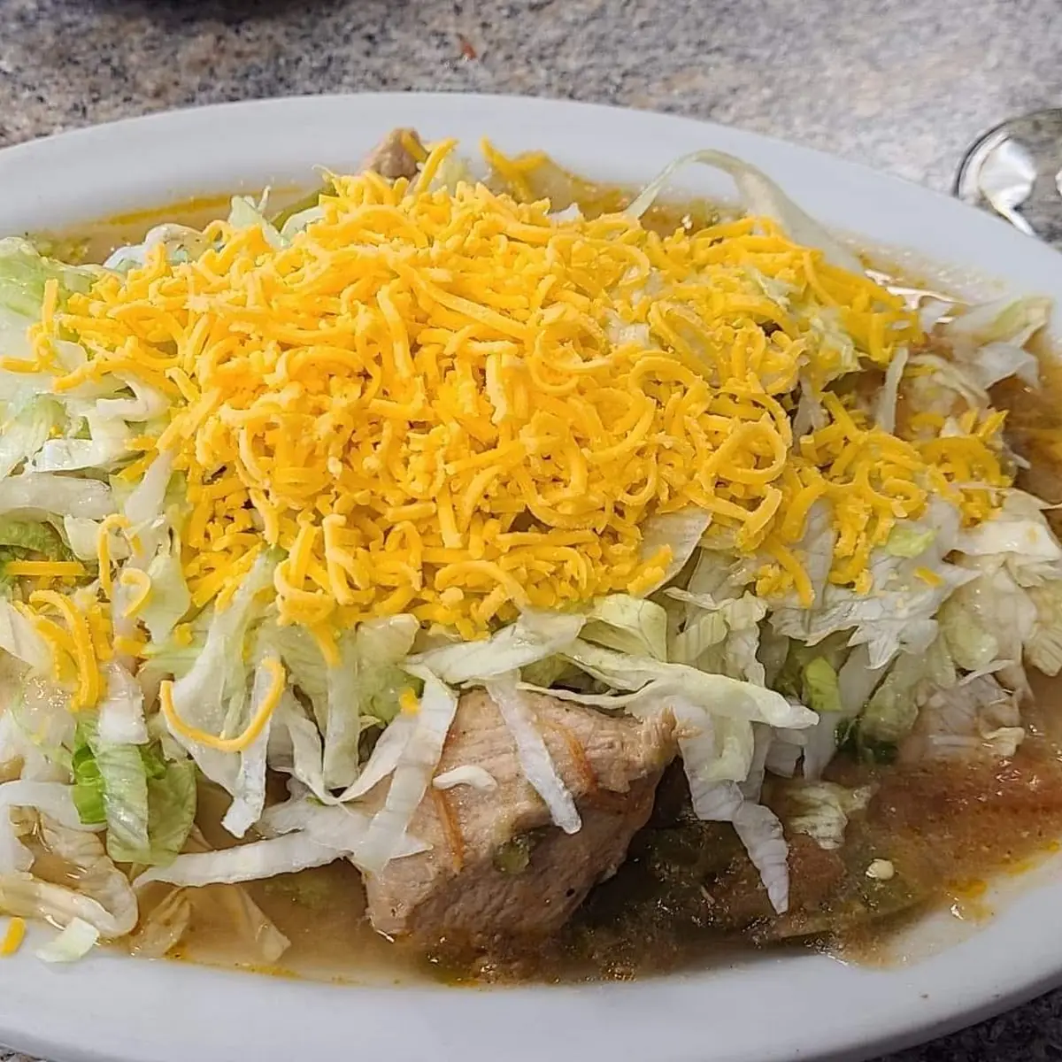 Beef Burrito with Chile Verde