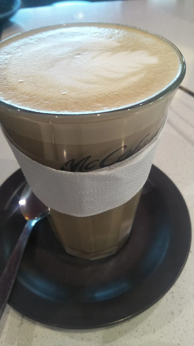 Latte, McDonald's Elizabeth Shopping Centre