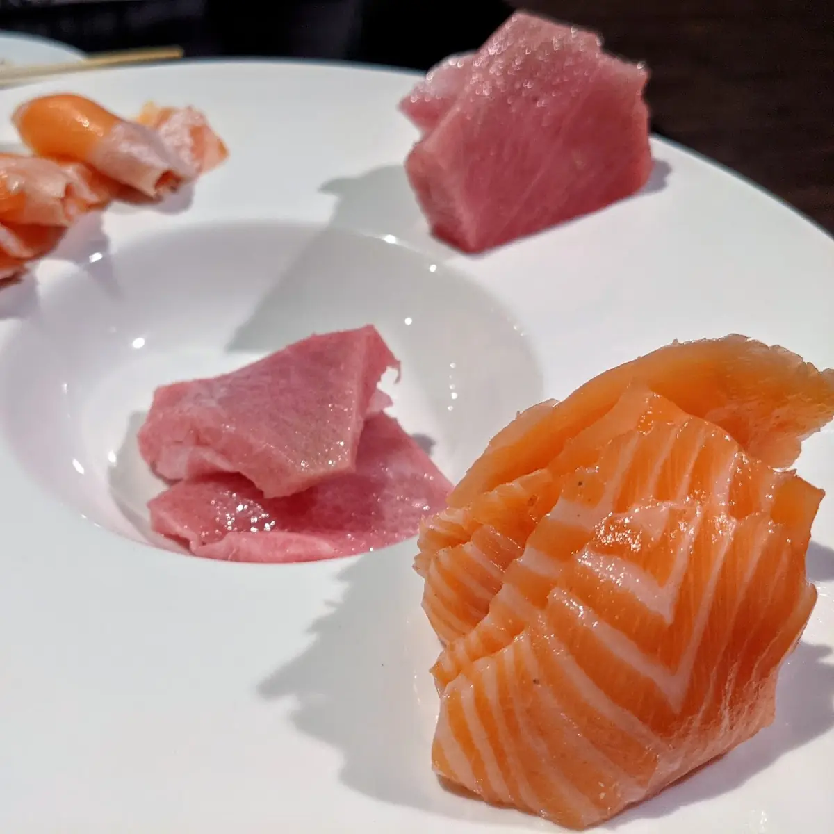 Fatty Tuna & Salmon Sashimi