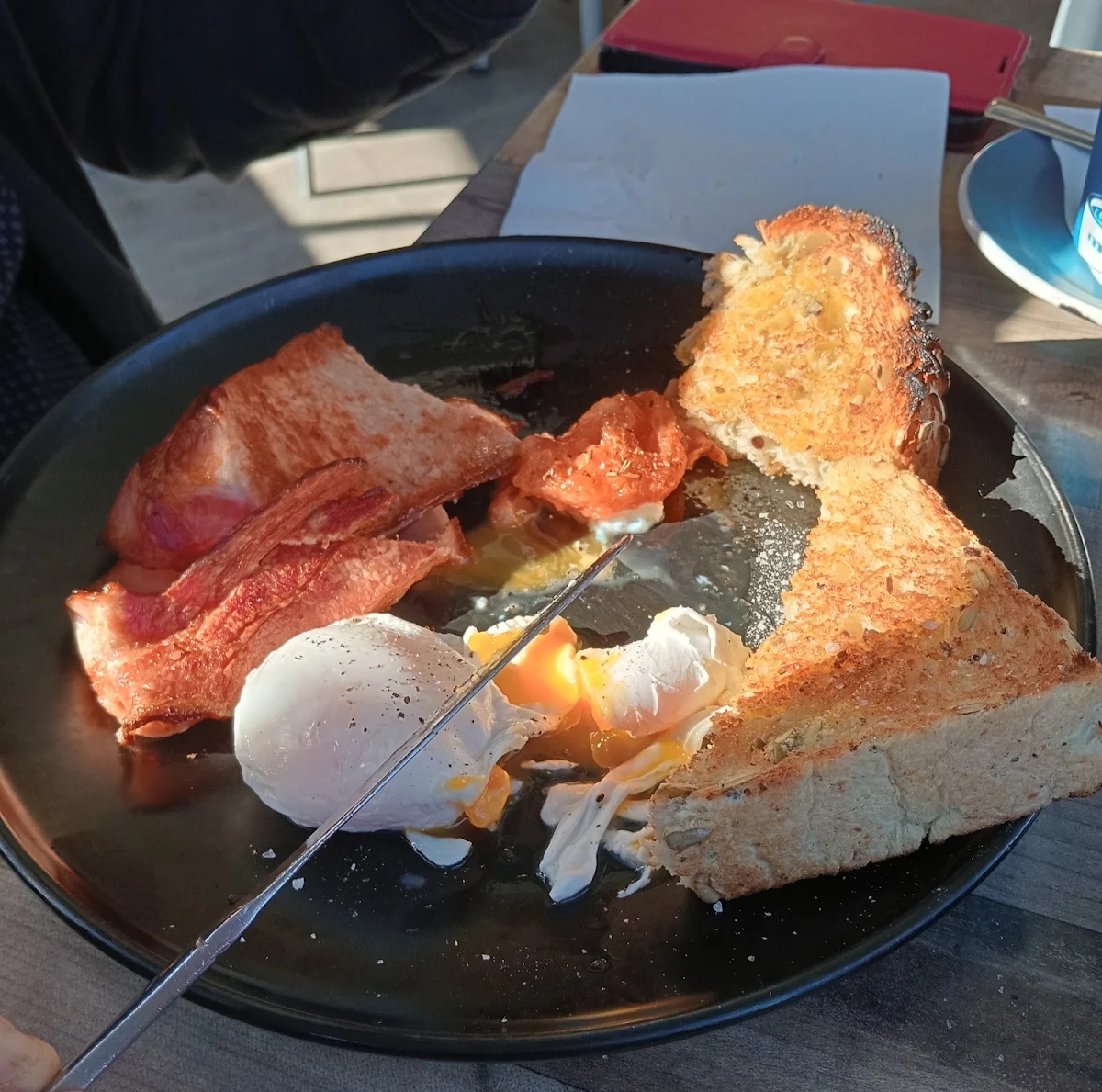 Bacon and Poached Eggs