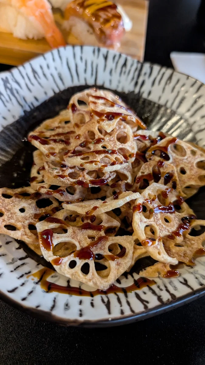 Lotus Chips, Omasa Japanese Restaurant Tuart Hill