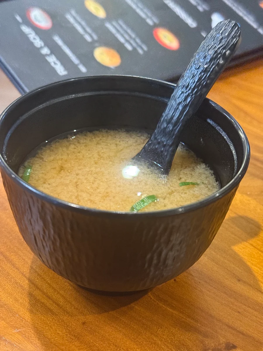 Miso Soup, Omasa Japanese Restaurant Tuart Hill