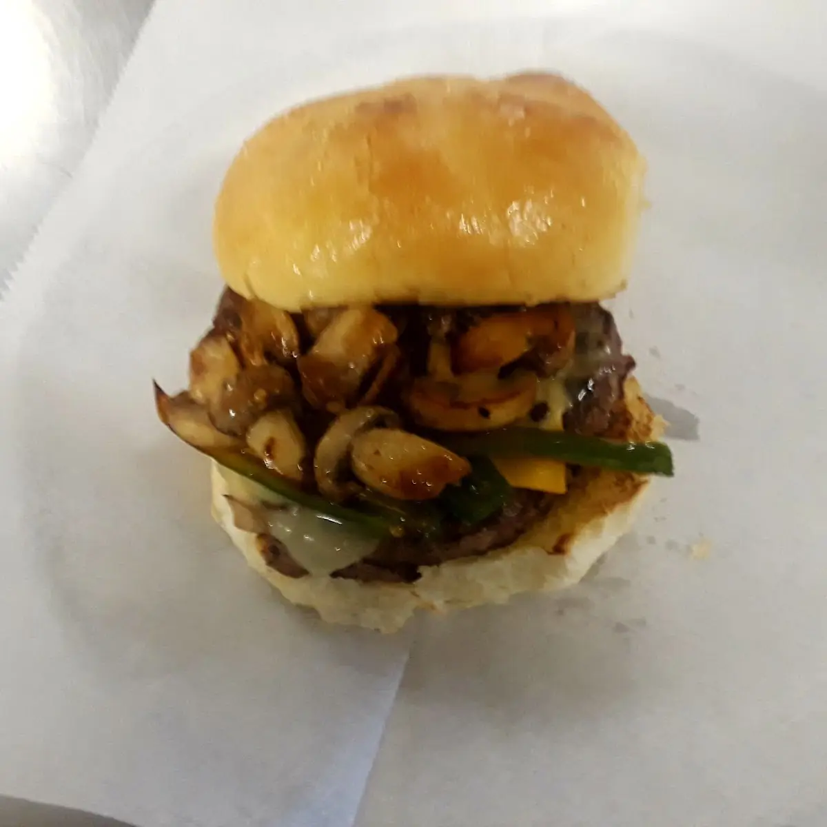 Mushroom Swiss Burger