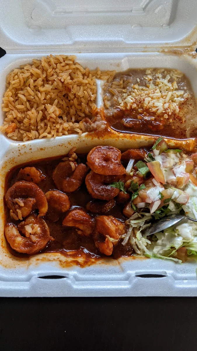 A La Diabla Shrimps Plate