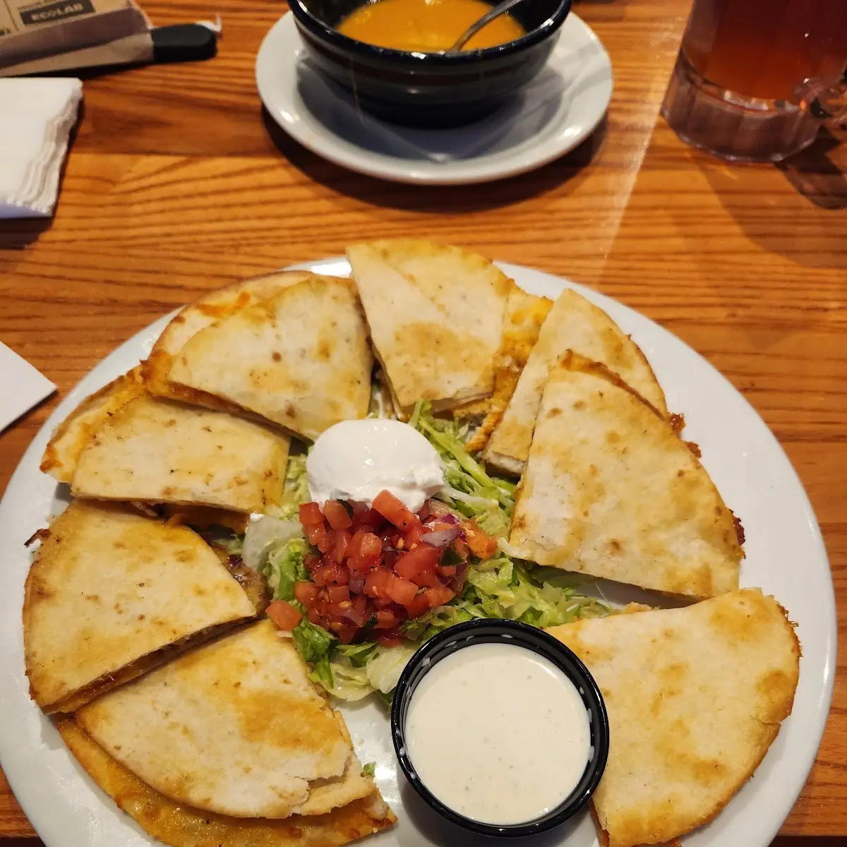 Bacon Ranch Chicken Quessadillas
