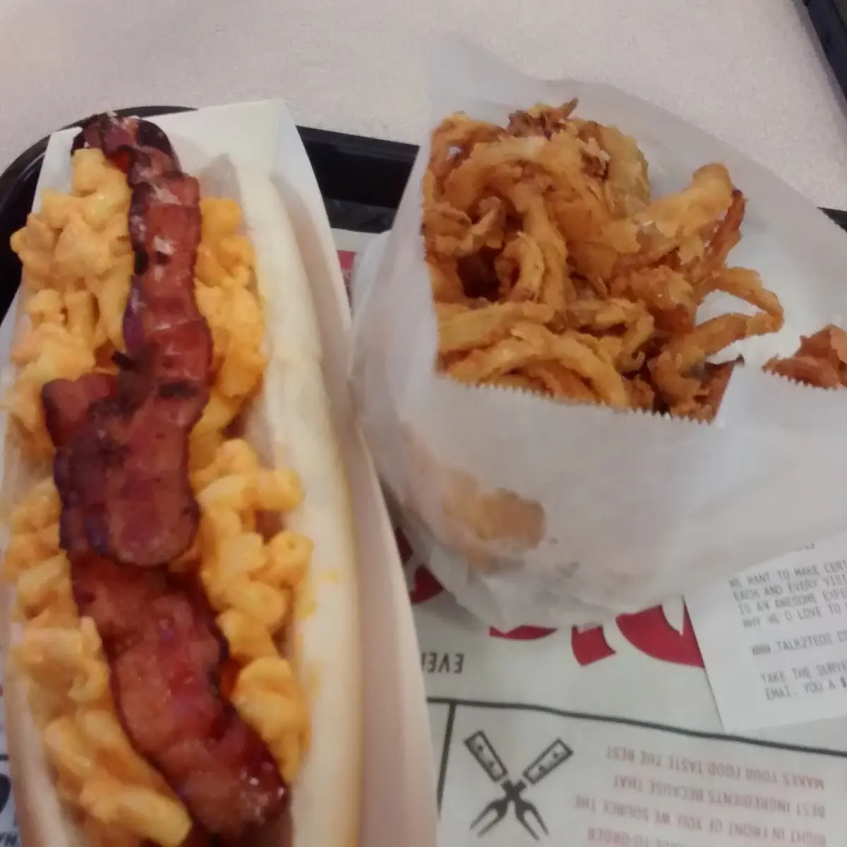 Mac and Cheese Dog