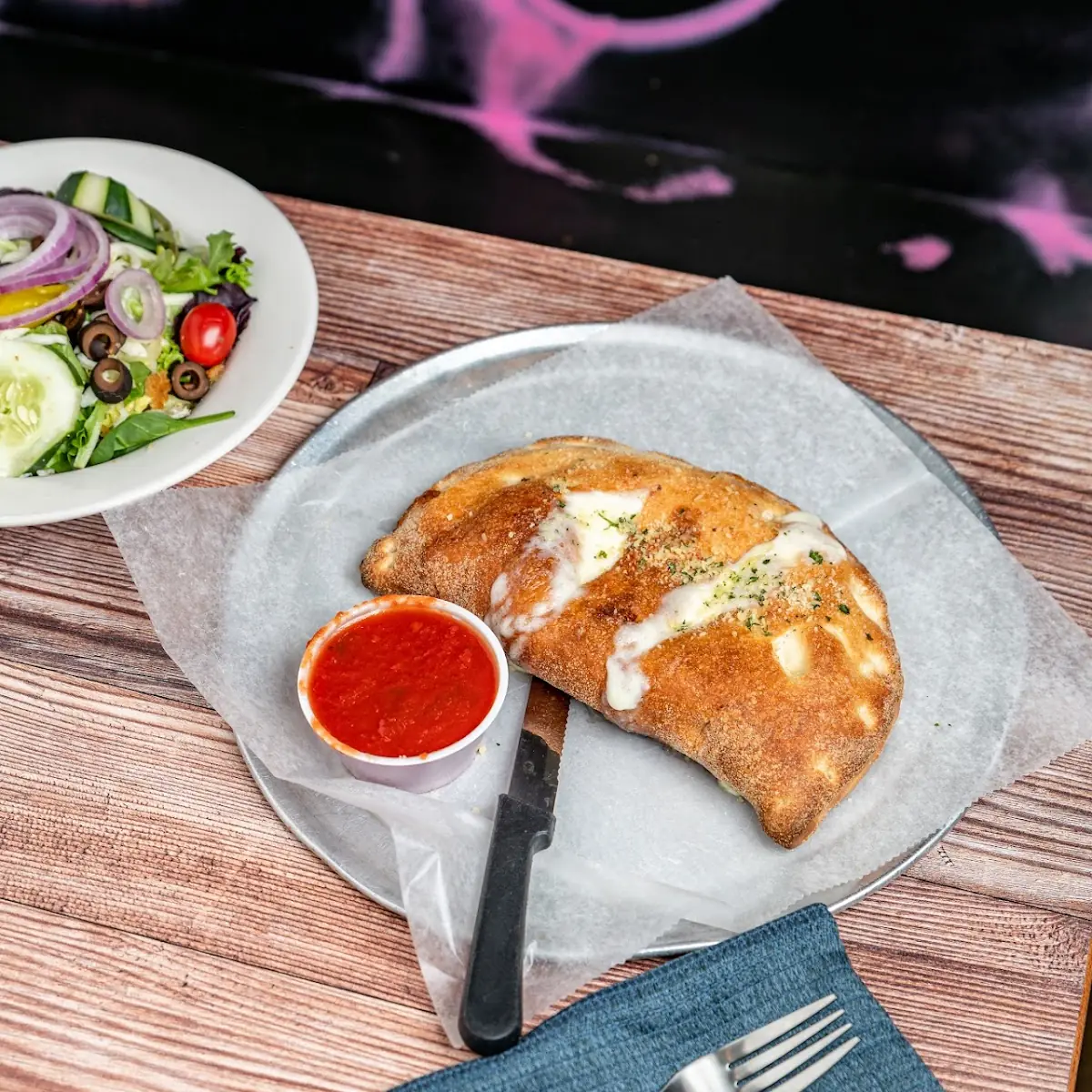 Classic Half Moon Baked Calzone