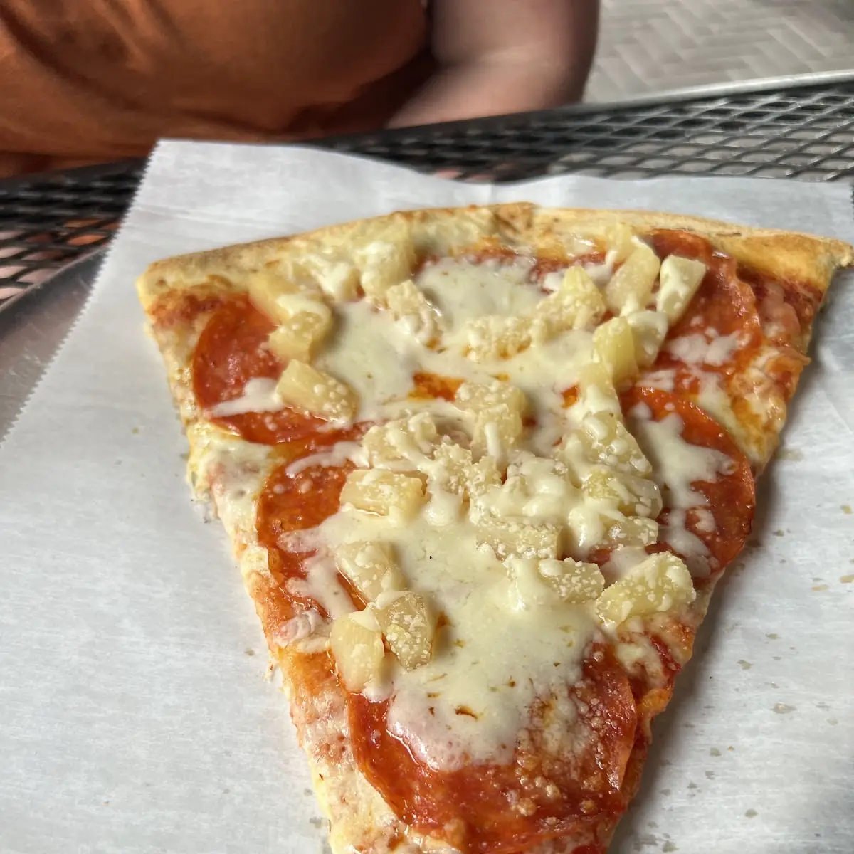 Pepperoni and Sausage Pizza Slice