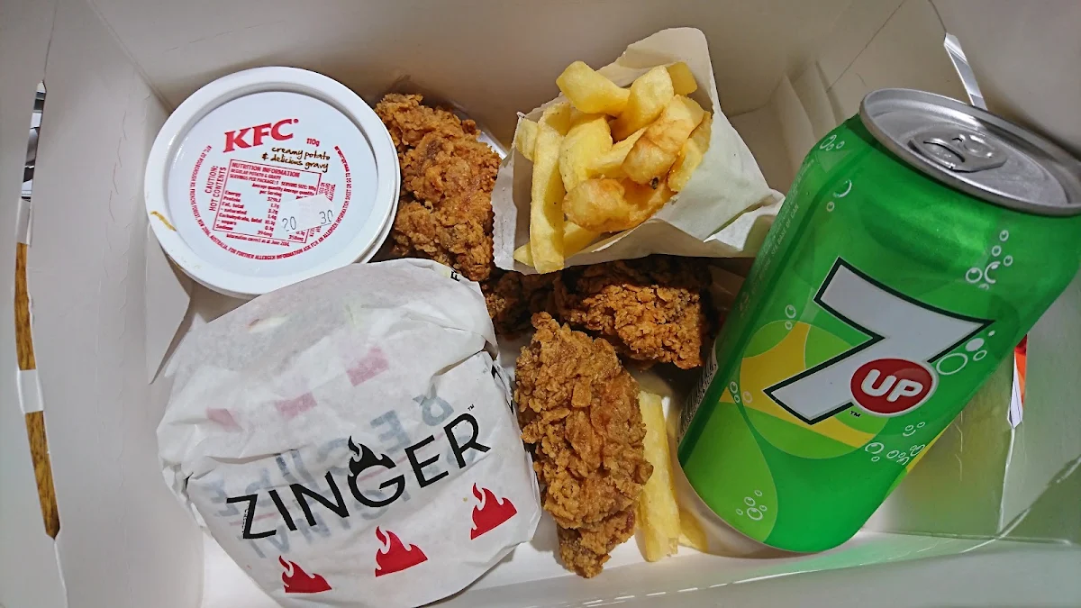 Zinger Burger Meal Deal, KFC Mt Barker