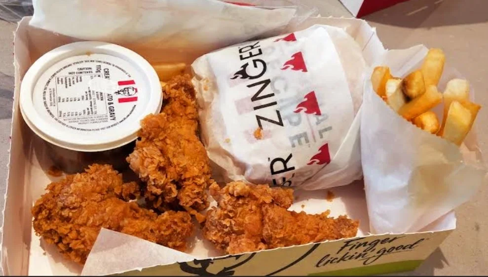Zinger Burger Meal with Boneless Chicken, KFC Mt Barker