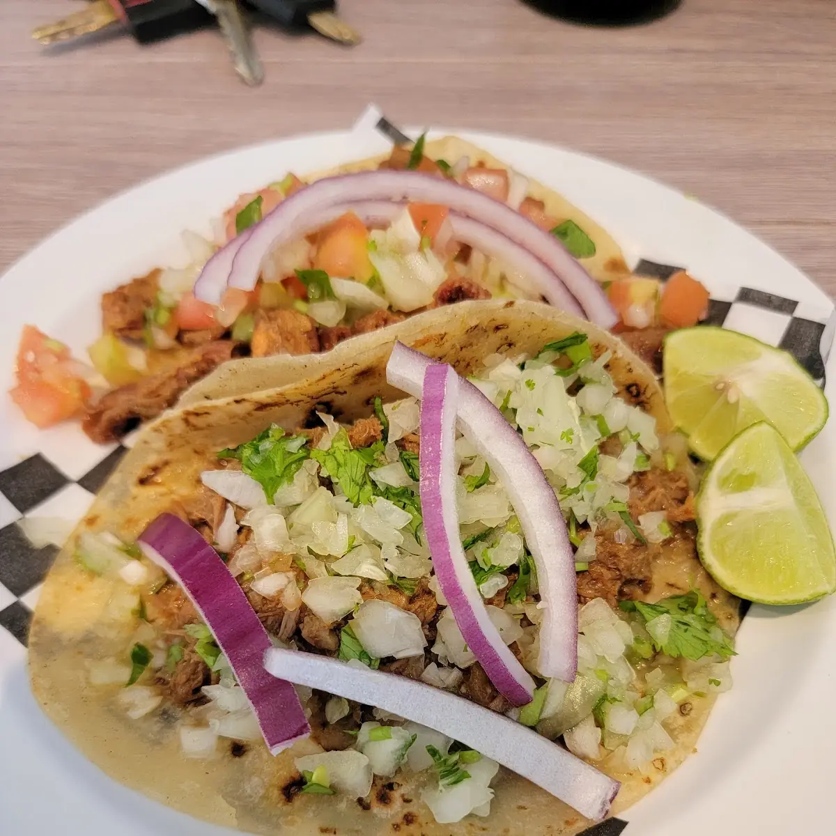 Birria Tacos and Tripas Tacos