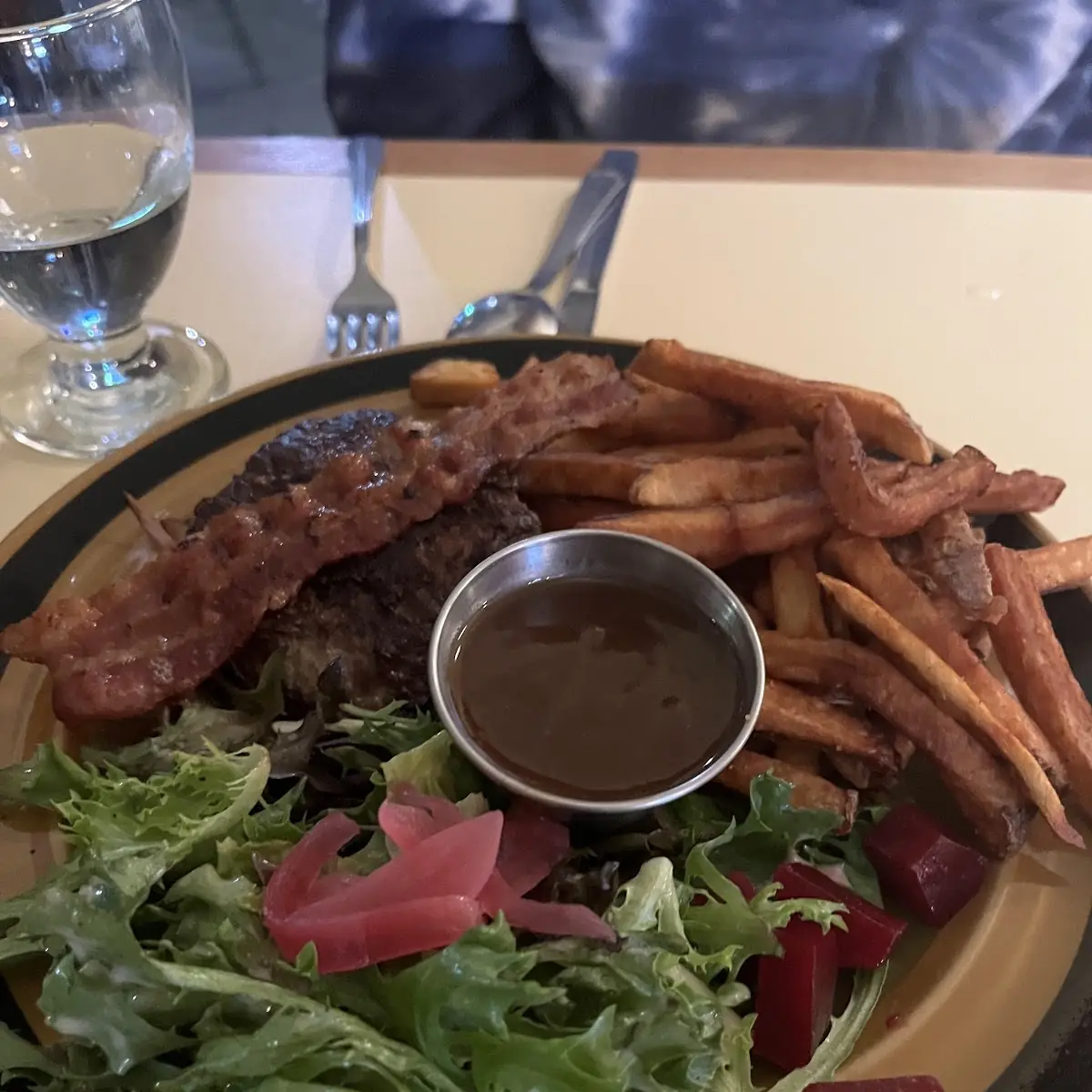 Hamburger Steak, Chez Matante