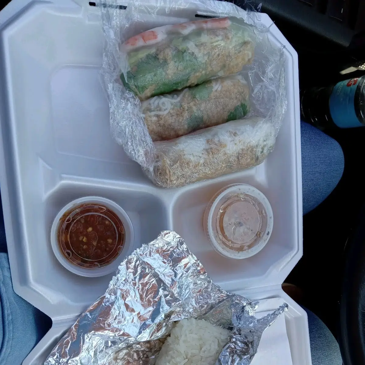 Shrimp Spring Rolls with Peanut Sauce