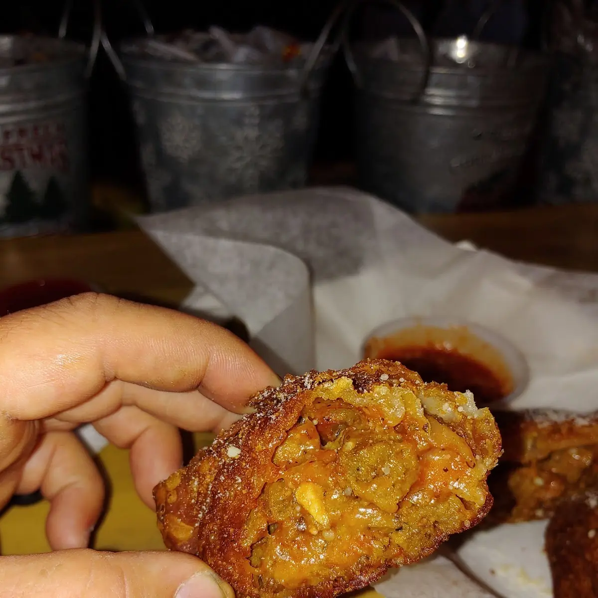 Meatball Parm Egg Rolls