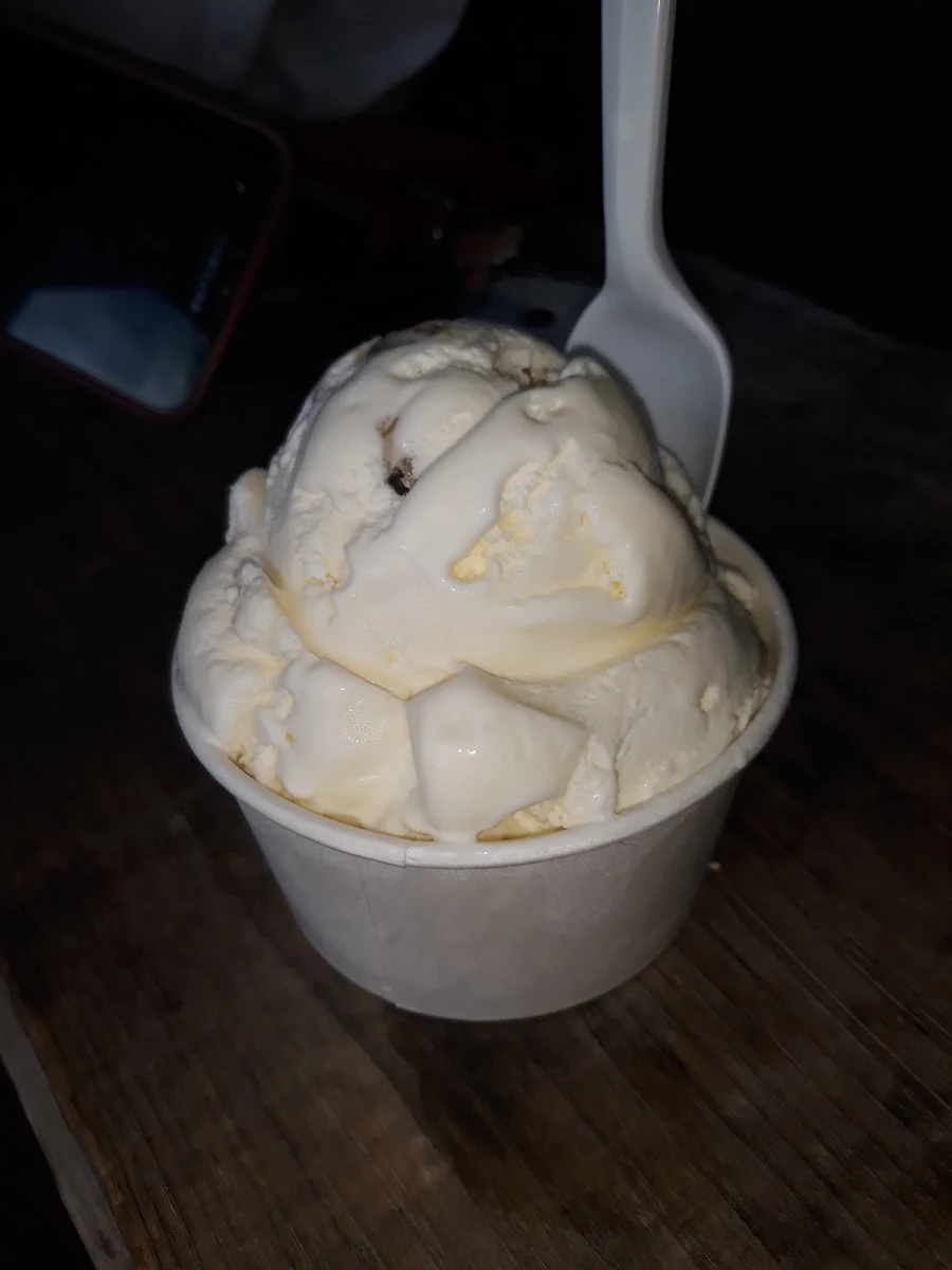 Vanilla Ice Cream with Cookie Dough