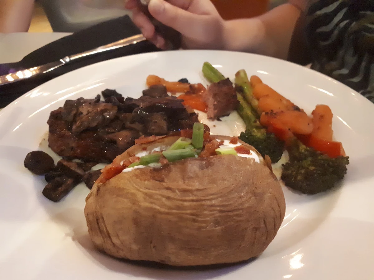 Steak and Mushrooms, The Well Public House at Elements Casino Chilliwack