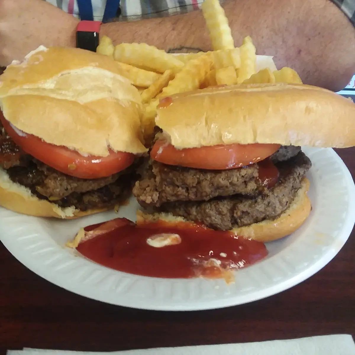 Double Lotta Burger Basket