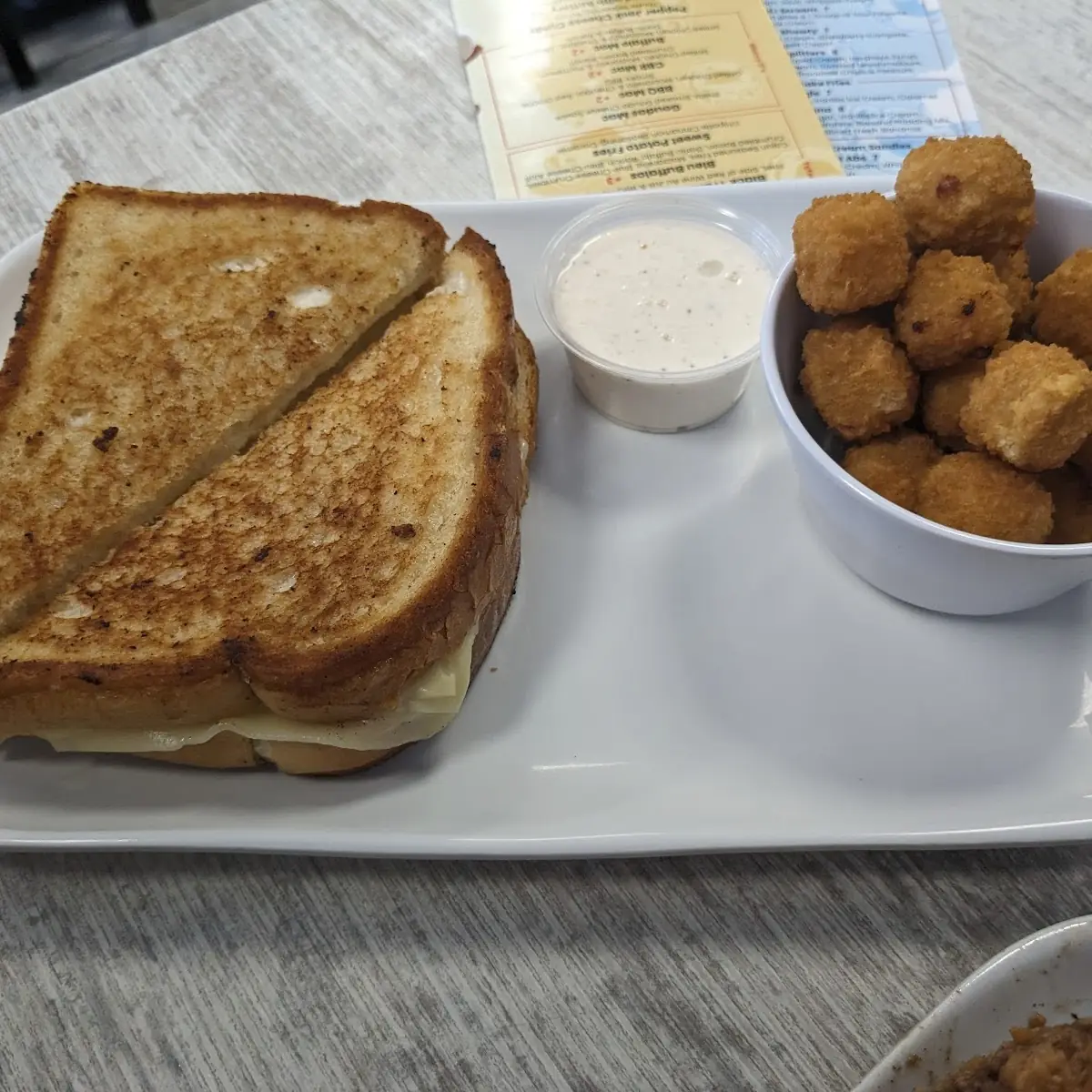 Pigapple Grilled Cheese with Pepper Jack Cheese Curds