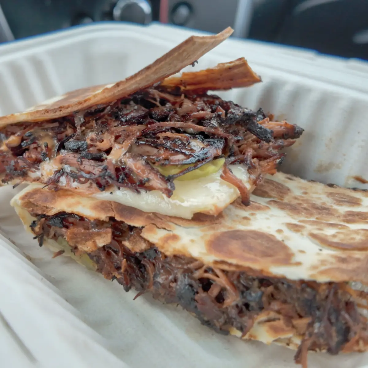 Turkey Burnt Ends Flatbread