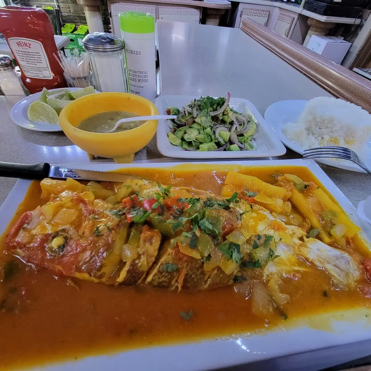 Red Snapper Stewed Pescado Pargo Guisado