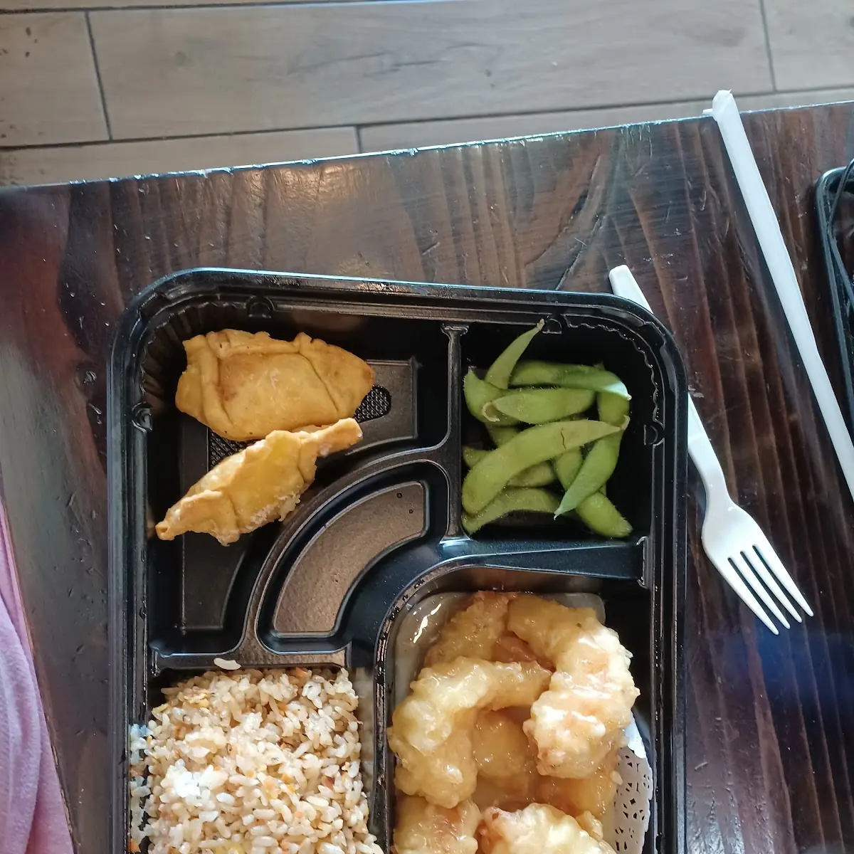 Coconut Shrimp Bento Box