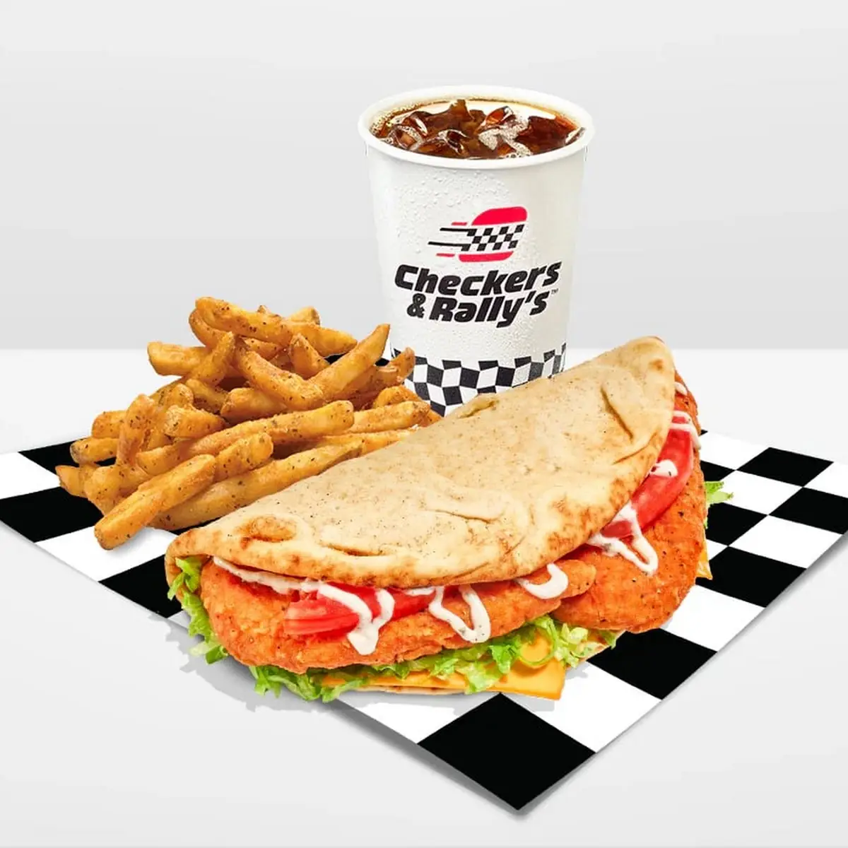 Spicy Chicken Flatbread Combo
