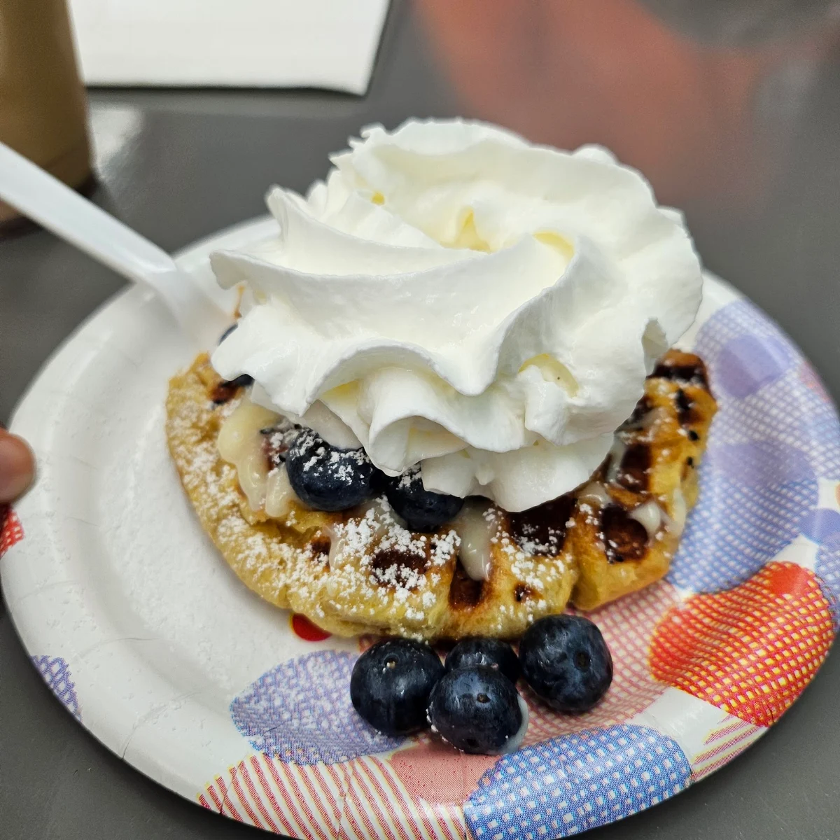 Blueberries and Cream Cheese Icing