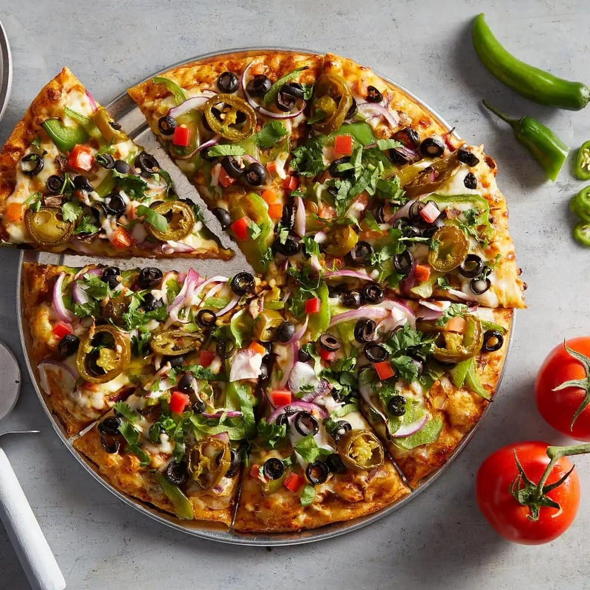 Jain Veggie Pizza