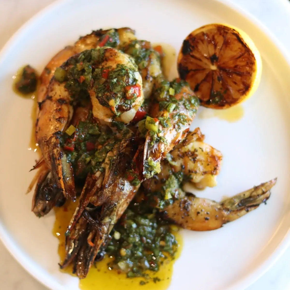 Sauteed Shrimp & Chorizo