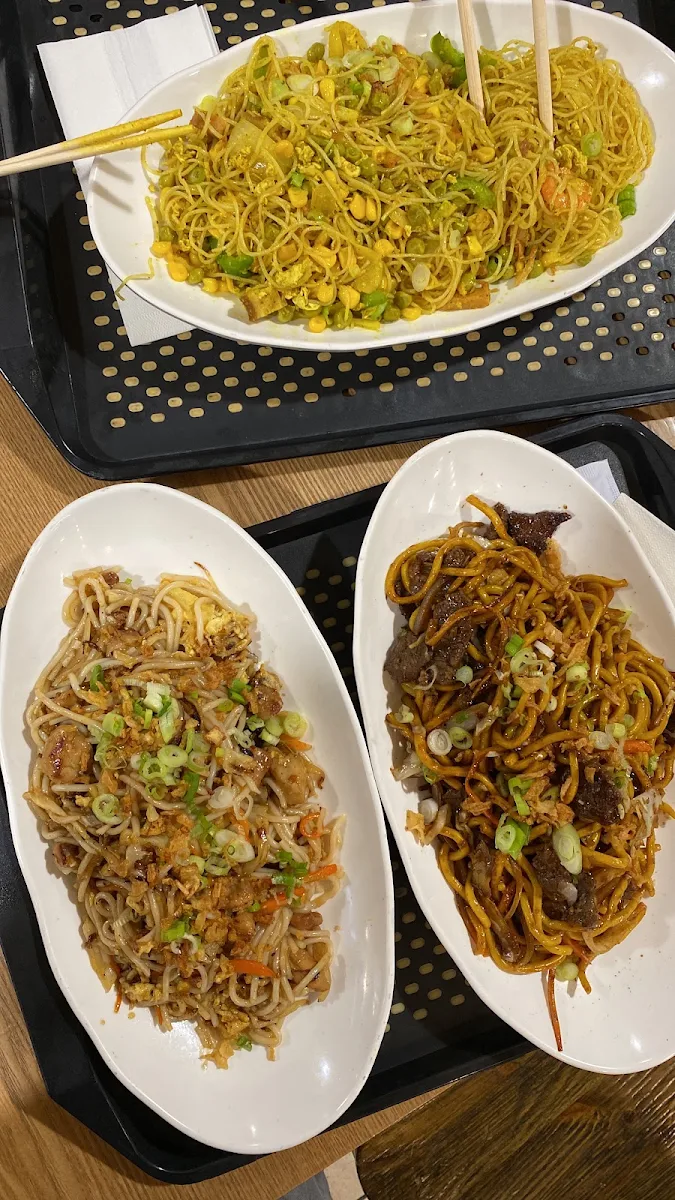 Malaysian Beef Noodles and Singapore Rice Noodles