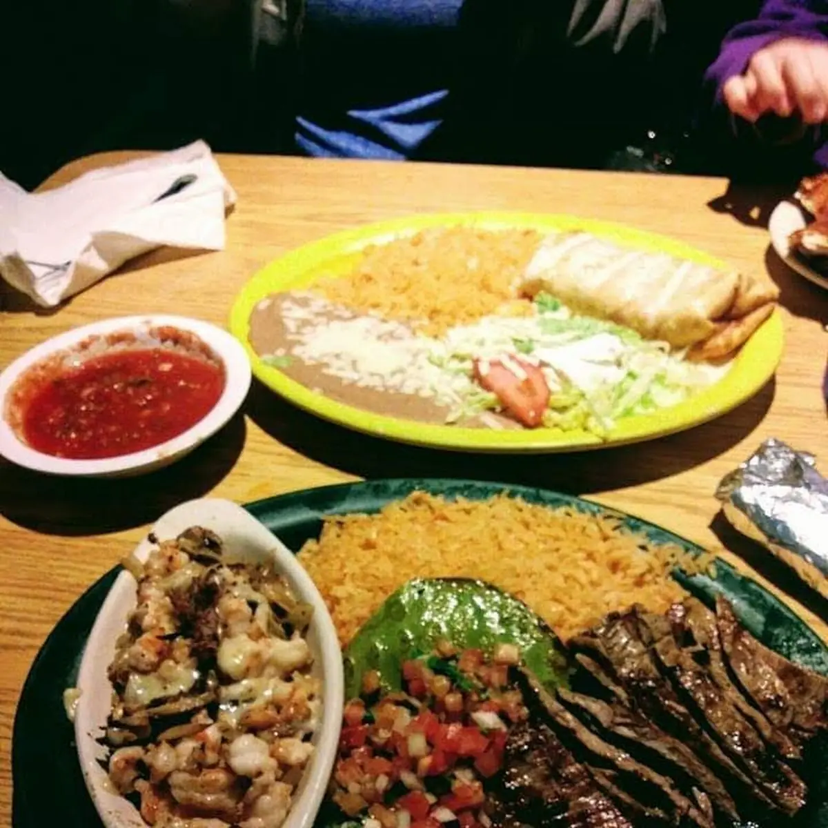 Carne Asada and Shrimp