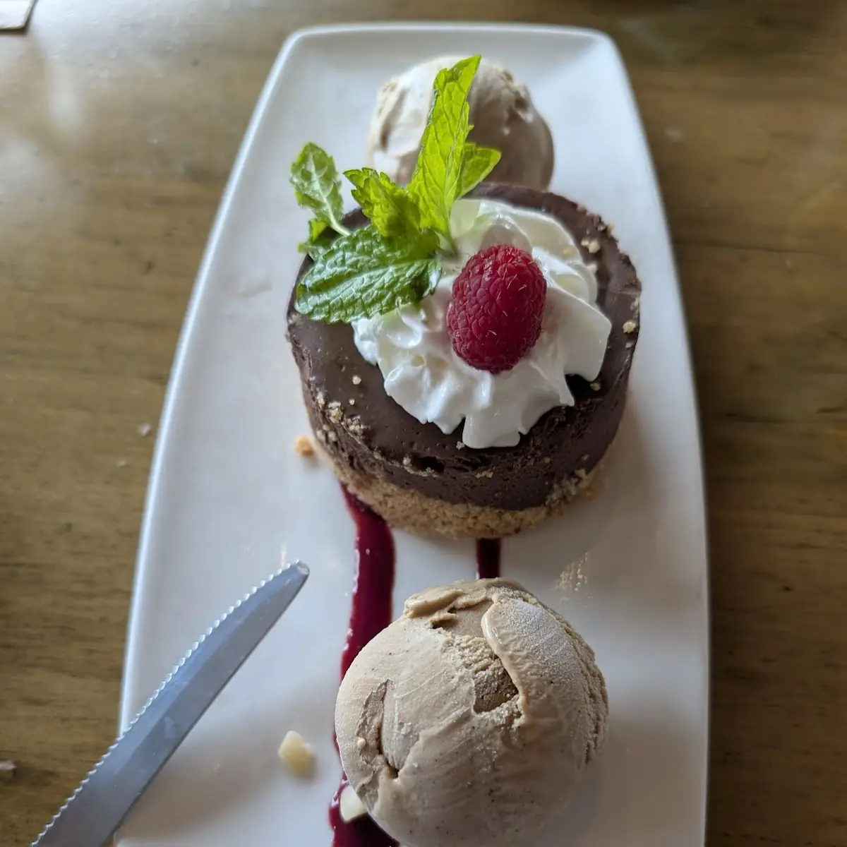 Dark Chocolate Custard