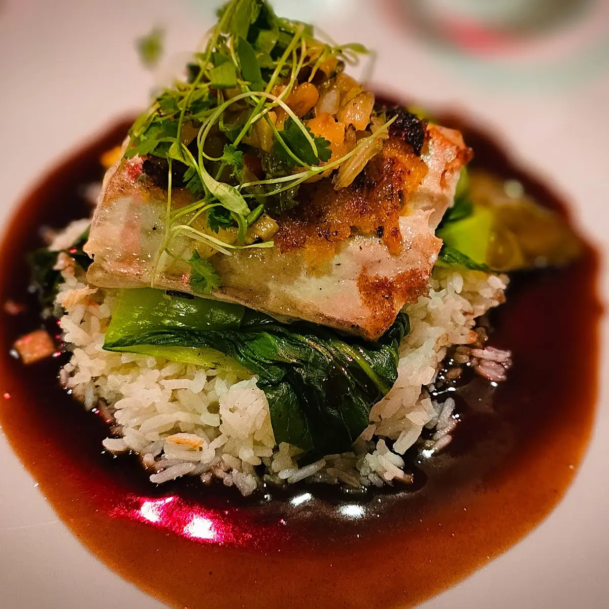 Miso Glazed Chilean Seabass